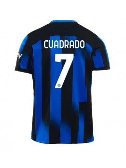 Billige Inter Milan Juan Cuadrado #7 Hjemmedrakt 2023-24 Kortermet